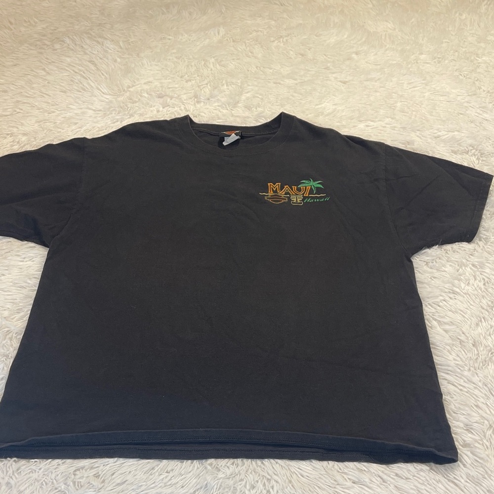 Harley-Davidson Black Tee with Maui Graphic MENS SIZE XL
